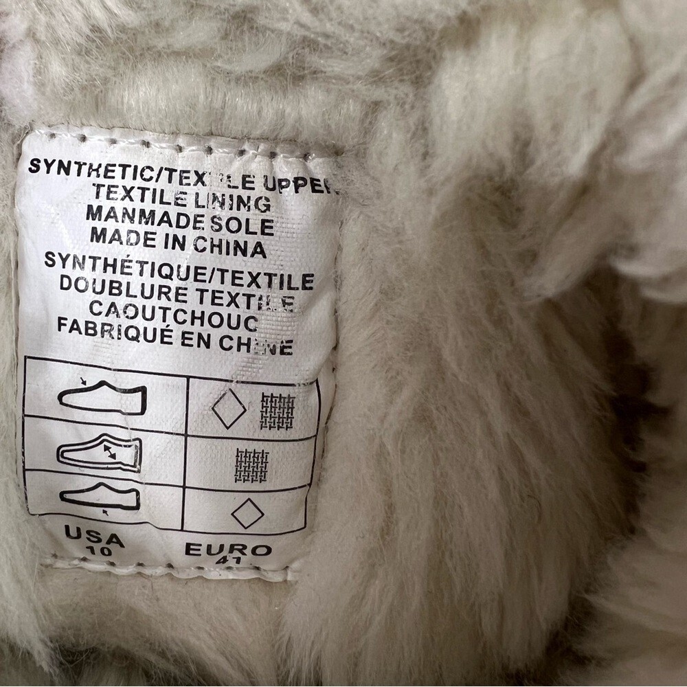 Pajar ice pick winter boots blue cream tan brown black furry fuzzy fur faux - Picture 8 of 12